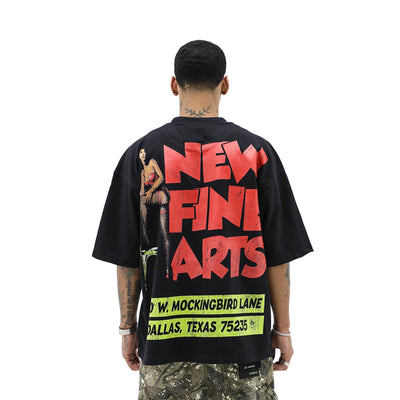 HeightsDistrict New Fine Arts T-shirt featuring a stylish graphic design on a comfortable cotton fabric.