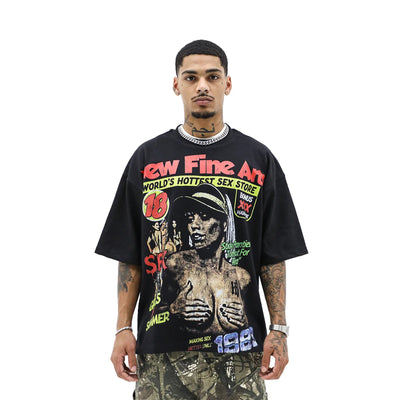 HeightsDistrict New Fine Arts T-shirt featuring a stylish graphic design on soft cotton fabric.