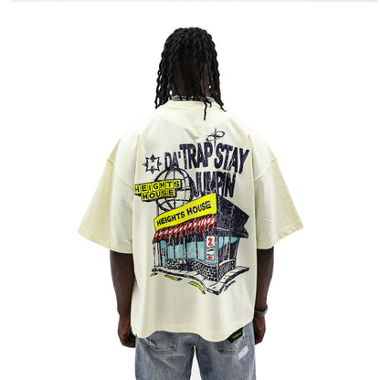 HeightsDistrict Heights House model featuring modern architectural design with large windows and a spacious outdoor patio.