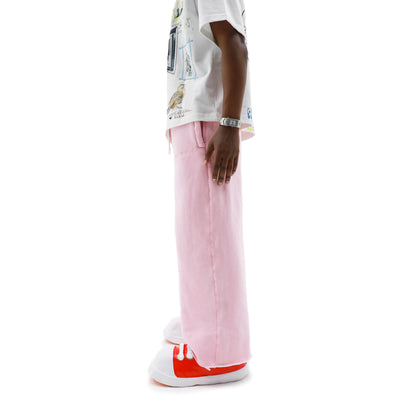HeightsDistrict Essential Fleece Flares 2.0 pants in cozy fleece fabric, with a flared leg design and comfortable fit.