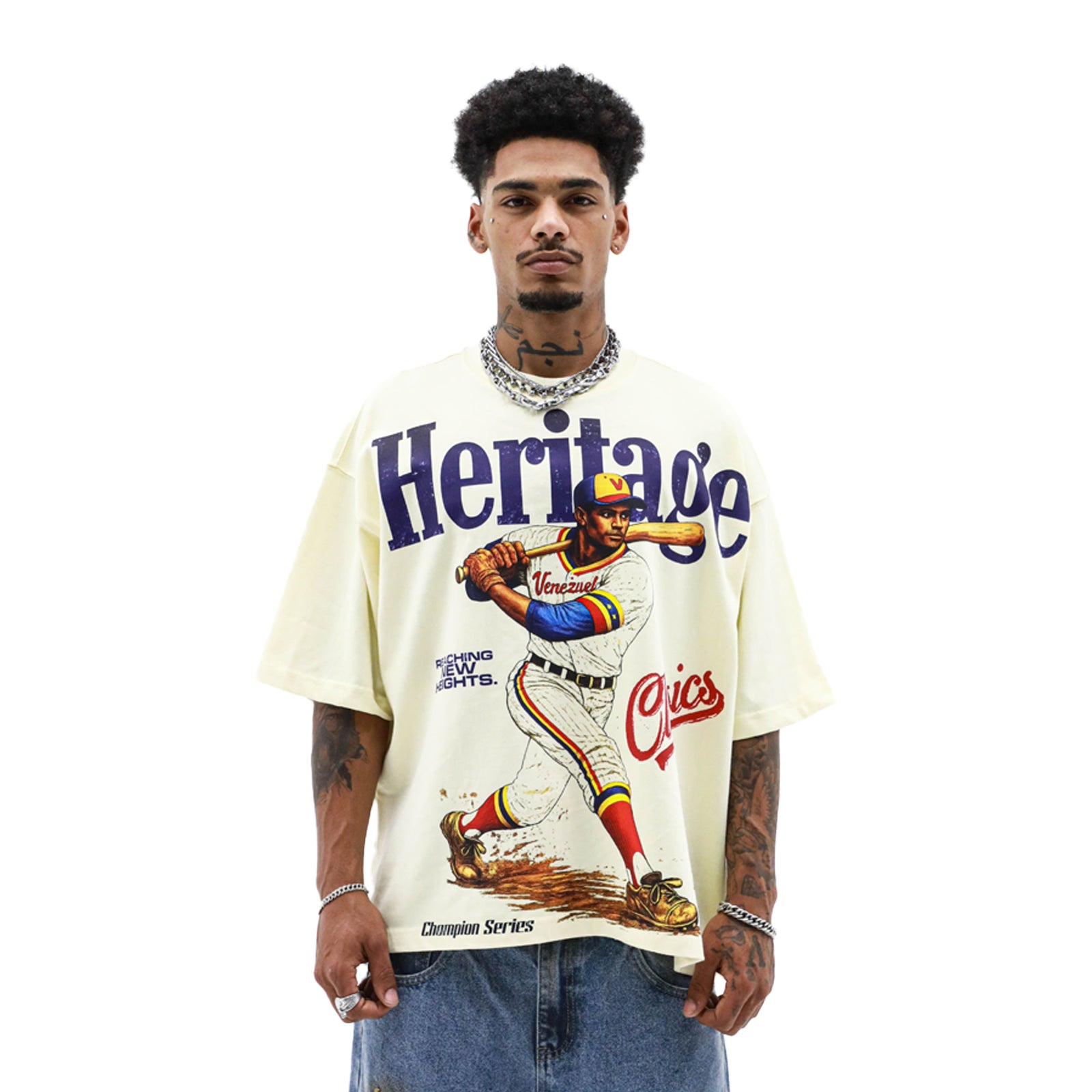 Heritage Classics Venezuela T-shirt featuring vibrant design, casual fit, and soft cotton fabric for comfortable everyday wear.