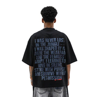 Saint Heights Panther City T-shirt featuring a bold graphic design on soft, comfortable fabric.