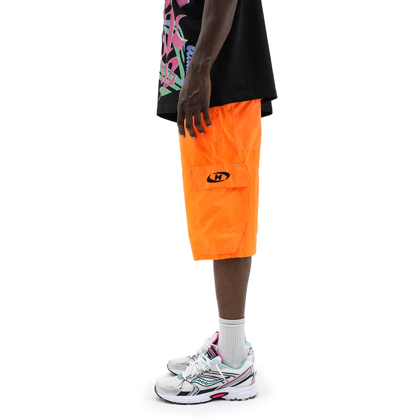 Neon Parachute Cargo Short