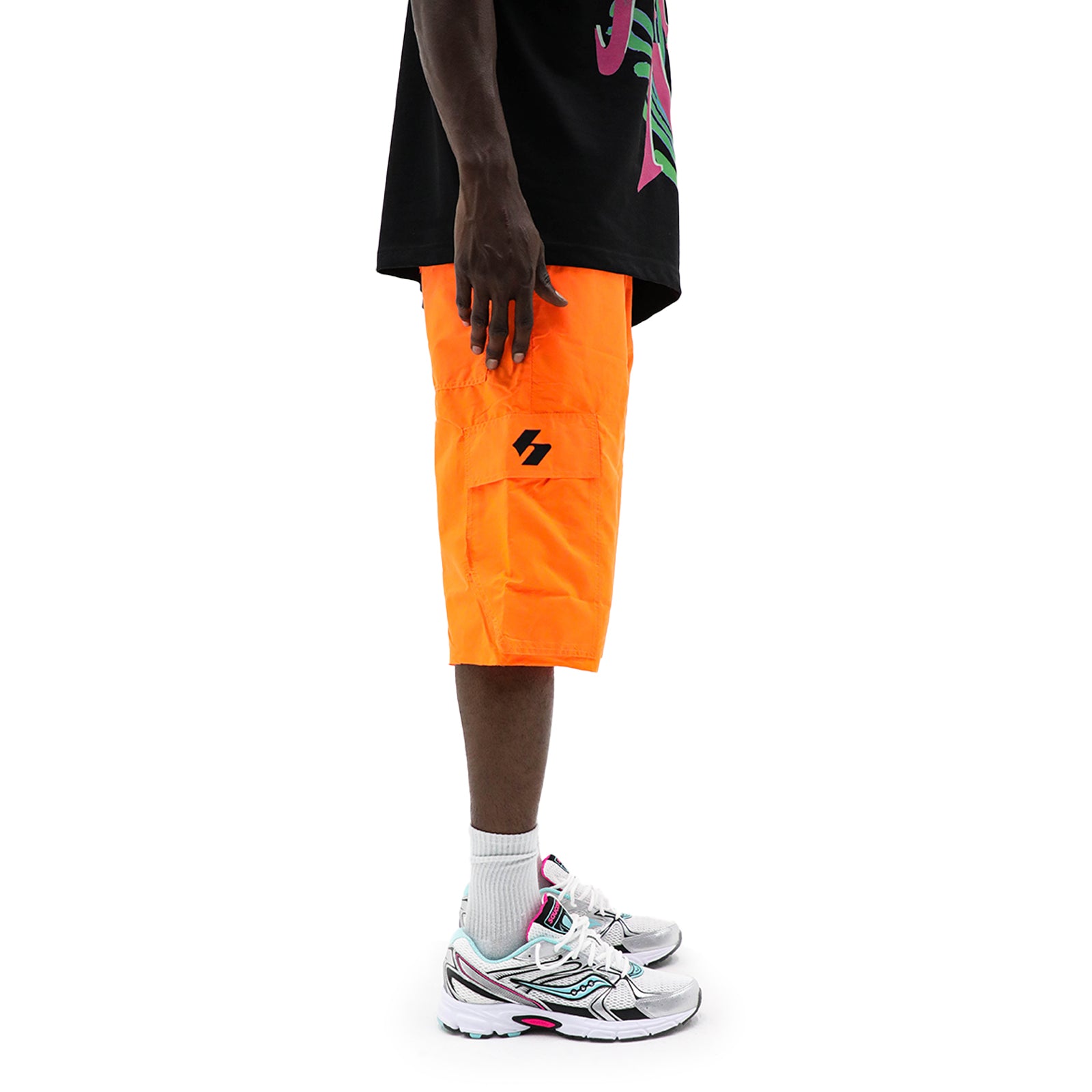 Neon Parachute Cargo Short