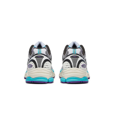 Saucony ProGrid Triumph 4 Galaxy running shoes in a vibrant colorway with a cushioned sole and breathable upper.