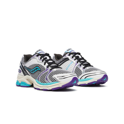 Saucony ProGrid Triumph 4 Galaxy running shoes in a stylish design with cushioning and support for comfortable strides.