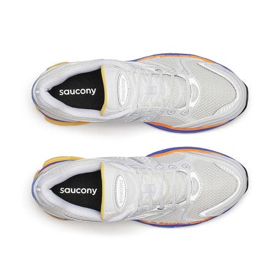 Saucony ProGrid Triumph 4 Galaxy running shoes with a sleek design and supportive cushioning for comfort and performance.