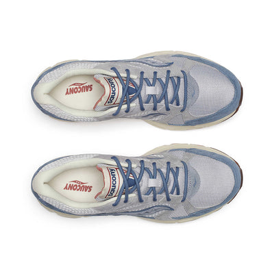 Saucony Ride Millennium shoes in dark navy with a sleek design, showcasing breathable mesh and cushioned sole.