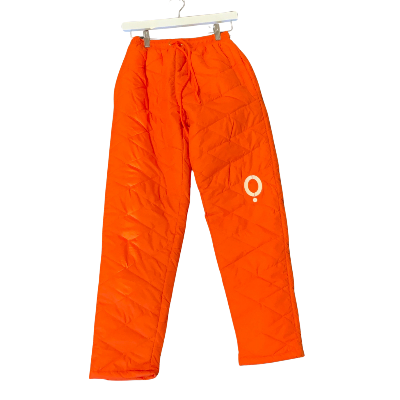 Orange Quilted Pants
