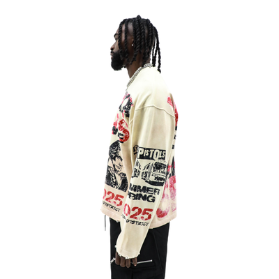 Saint Heights X long sleeve T-shirt featuring a stylish design, made from soft fabric with a comfortable fit.