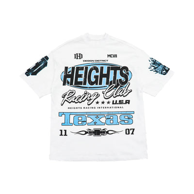 Heights Racing Club — front flat lay on a white background.