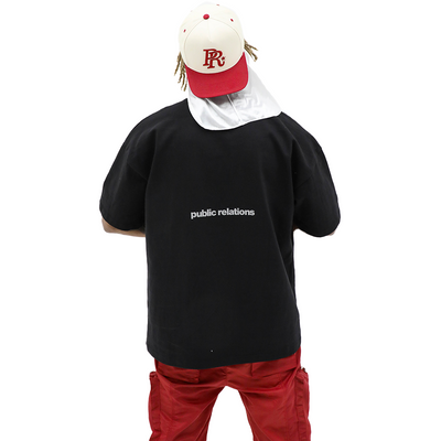 HeightsDistrict Dale Earnhardt T-shirt featuring a graphic print of Dale Earnhardt's racing image on a black fabric shirt.