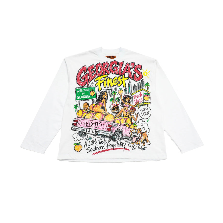 Georgia's Finest Long Sleeve — front flat lay