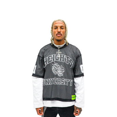 Heights University Mesh Jersey modeled front