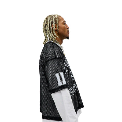 Heights University Mesh Jersey right sleeve detail