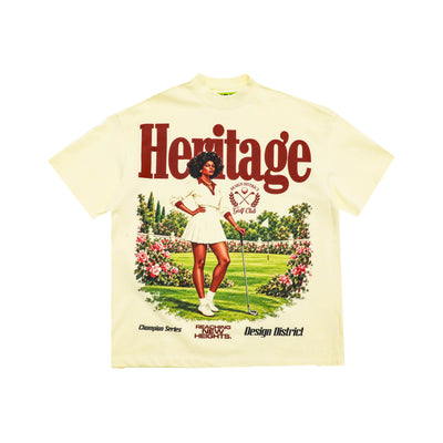 Heritage Tee Time — front flat on white background