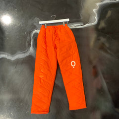 Orange Quilted Pants