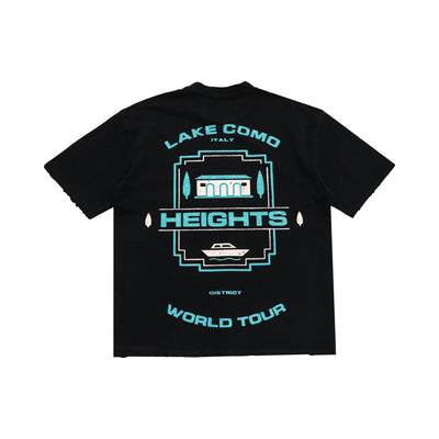 Lake Como Resort Tee — back flat