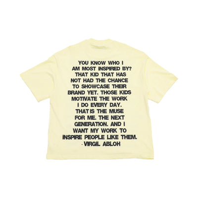 life of virgil cream back flat lay on white.