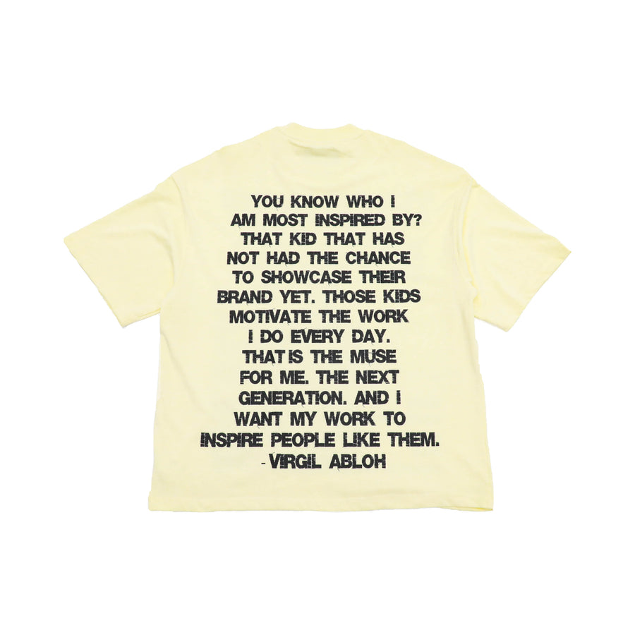 life of virgil cream back flat lay on white.