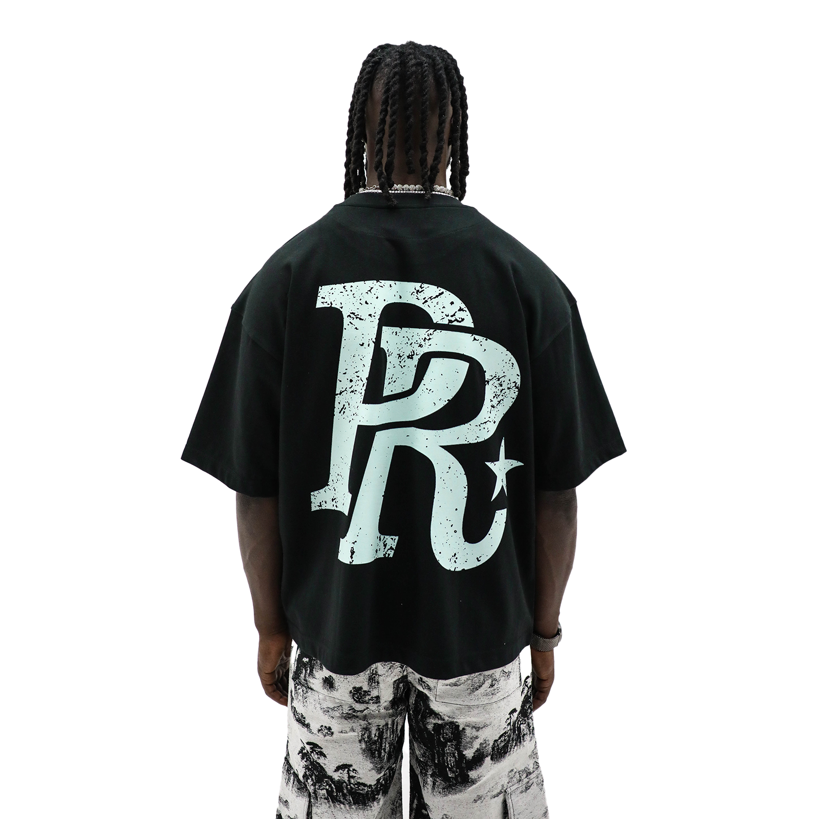 HeightsDistrict Love is Brutal t-shirt featuring a bold graphic design on the back in vibrant colors.