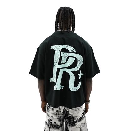 HeightsDistrict Love is Brutal t-shirt featuring a bold graphic design on the back in vibrant colors.