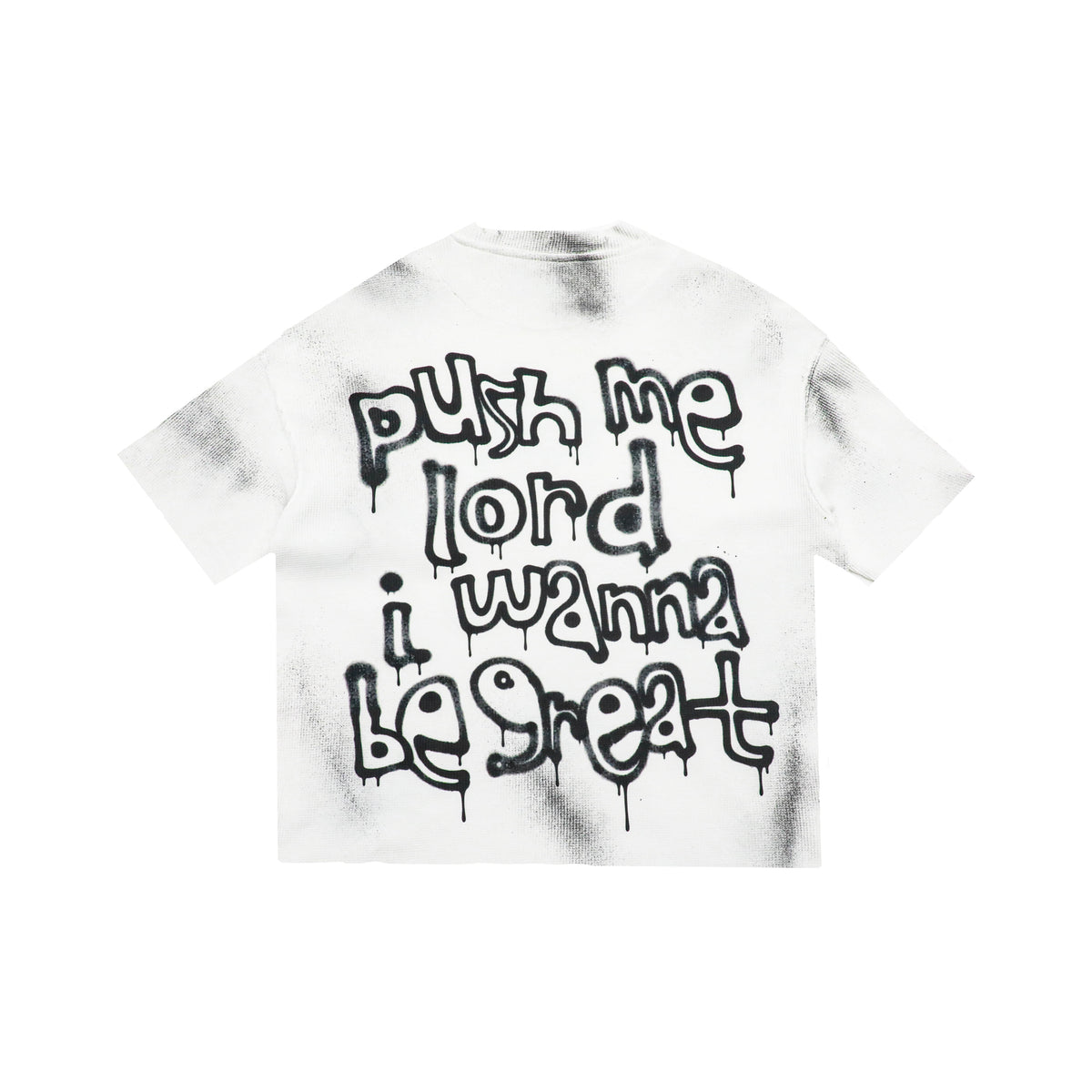 Push Me Lord — back flat on white background