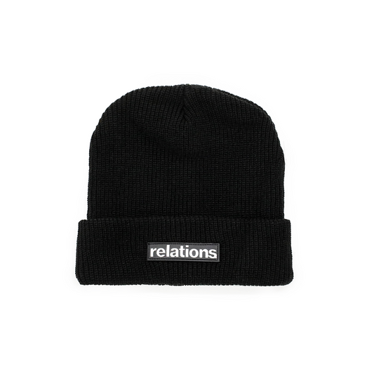 Relations Black Beanie
