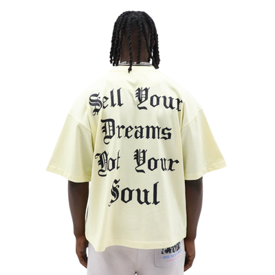Soul illustration featuring a dreamy, abstract design on a dark background for the Sell Your Dreams product by Dirty Souf