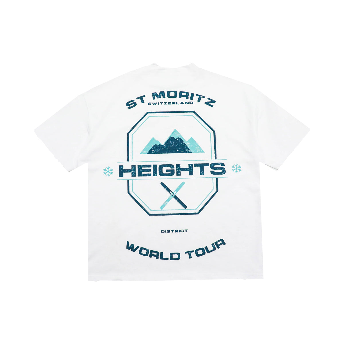 St. Moritz Resort Tee — back flat