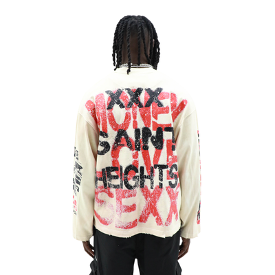 Saint Heights X long sleeve T-shirt with a comfortable fit, featuring a stylish design and soft fabric for casual wear.